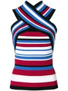 Mrz Crossover Strap Top - Multicolour