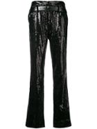 Rta Sequinned Trousers - Black