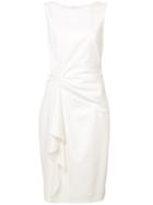 Carolina Herrera Gathered Detail Dress - White