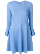 Harris Wharf London Flared Dress - Blue