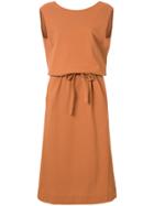 Lemaire Bow Detail Dress - Brown