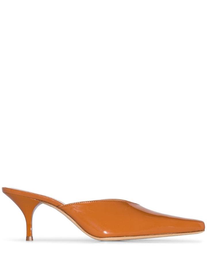 Kalda Alba 55mm Asymmetric Mules - Brown