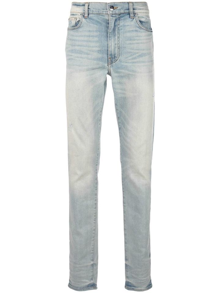 Amiri Low Rise Skinny Jeans - Blue