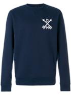 Deus Ex Machina Deus Print Sweatshirt - Blue