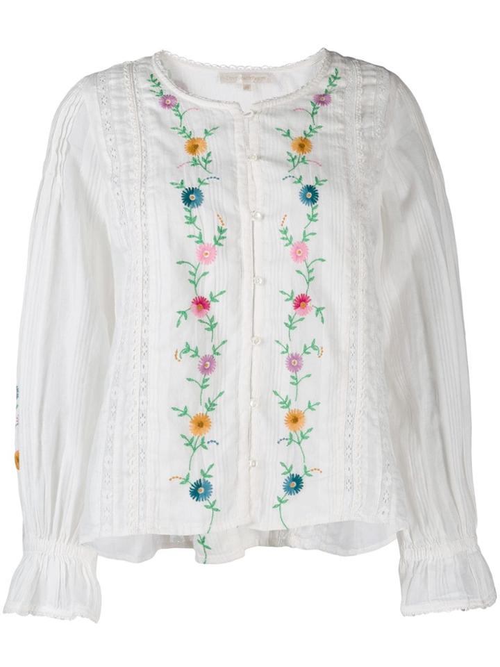 Love Shack Fancy Stevie Blouse - White