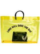 Dsquared2 Love Will Save The Day Shopper - Yellow & Orange