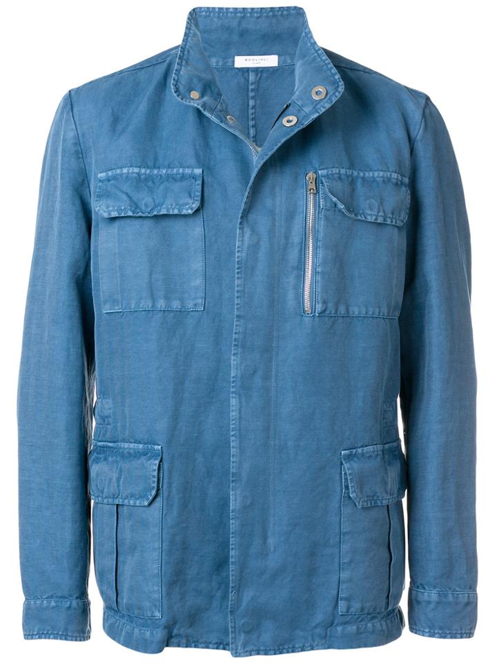 Boglioli Multi-pocket Jacket - Blue