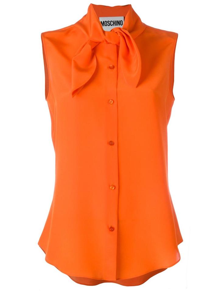 Moschino Neck Scarf Blouse - Yellow & Orange