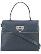 Salvatore Ferragamo Pre-owned Gancini Satchel Bag - Blue
