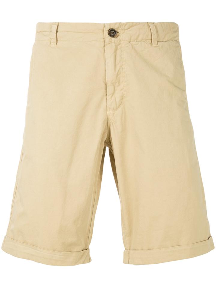 Woolrich Zip Fastened Shorts - Nude & Neutrals