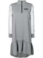 Red Valentino Track Jacket Dress - Grey