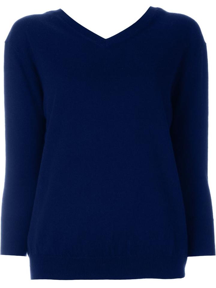 Isabel Marant Étoile 'kinsey' Jumper, Women's, Size: 42, Blue, Cotton/wool