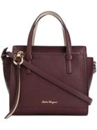 Salvatore Ferragamo Small Amy Tote - Pink & Purple
