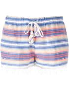 Lemlem Elsi Shorts, Women's, Size: Small, Blue, Cotton/acrylic