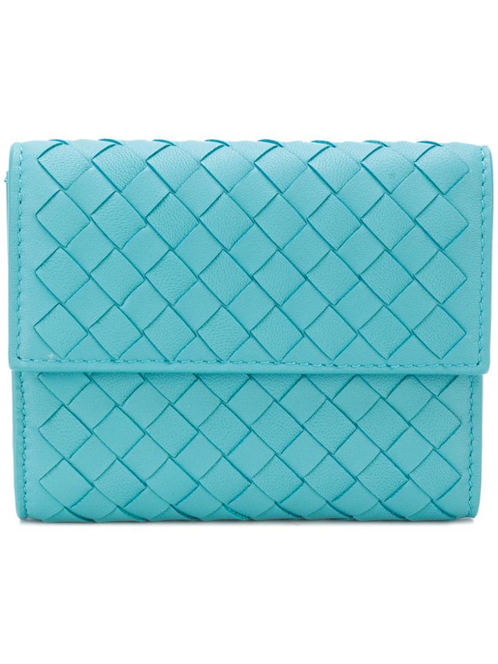 Bottega Veneta Small Wallet - Blue