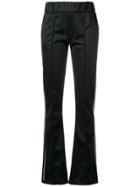 Gaelle Bonheur Sequin Studded Track Trousers - Black