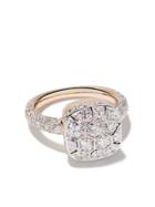 Pomellato 18kt Rose And White Gold Nudo Diamond Ring - Ab704go6b9