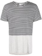 Onia Striped Chad T-shirt - Black