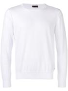 Z Zegna - Long Sleeve Crew Neck Sweater - Men - Cotton - Xl, White, Cotton
