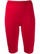 Unravel Project Cycling Shorts - Red