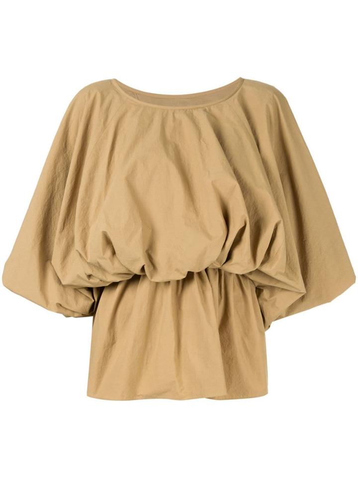 Goen.j Puff-sleeve Blouse - Brown