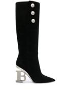 Balmain Nelly Over The Knee Boots - Black