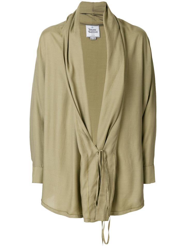 Vivienne Westwood Tie Up Lightweight Jacket - Green
