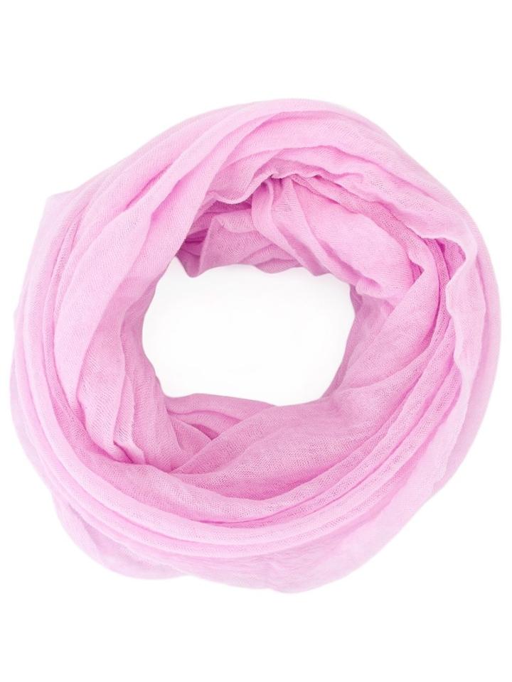 Isabel Marant Knitted Circle Scarf, Women's, Pink/purple, Cashmere
