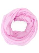 Isabel Marant Knitted Circle Scarf, Women's, Pink/purple, Cashmere