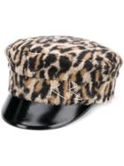 Ruslan Baginskiy Leopard Baker Boy Hat - Black