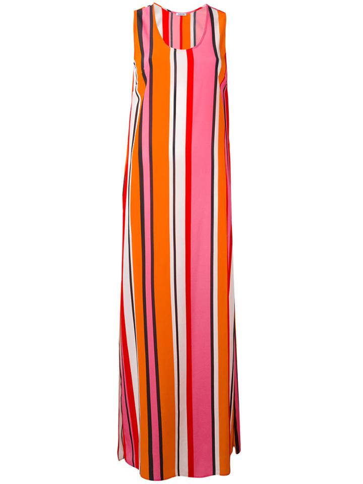 P.a.r.o.s.h. Sweden Striped Maxi Dress - Multicolour