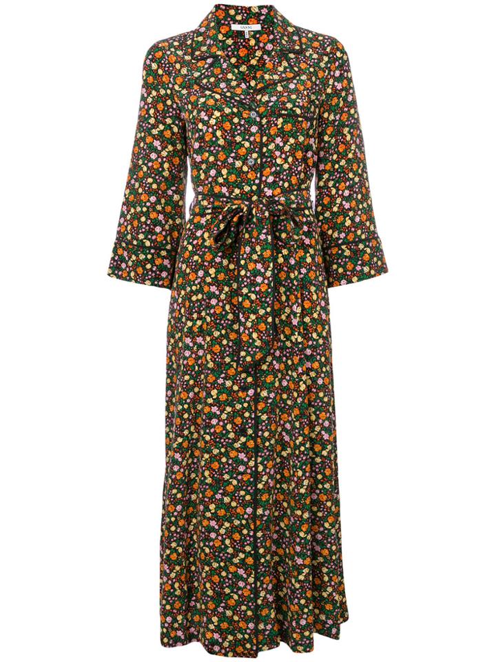 Ganni Joyce Floral Print Dress - Multicolour