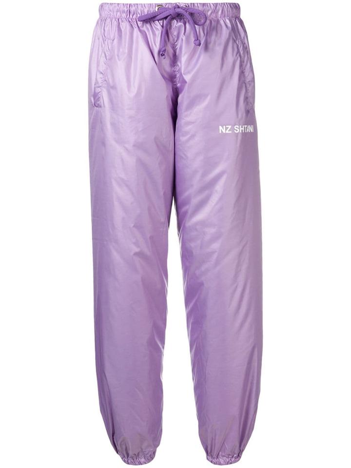 Natasha Zinko Jogging Trousers Nz Shtani - Purple