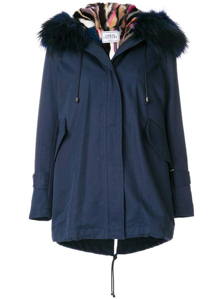 Forte Couture New Gala Parka - Blue