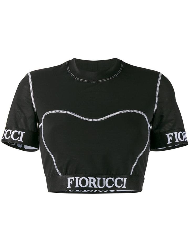 Fiorucci Maggie Stitched Top - Black