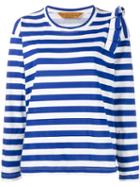 Golden Goose Deluxe Brand Striped Longsleeved T-shirt, Women's, Size: Large, Blue, Cotton