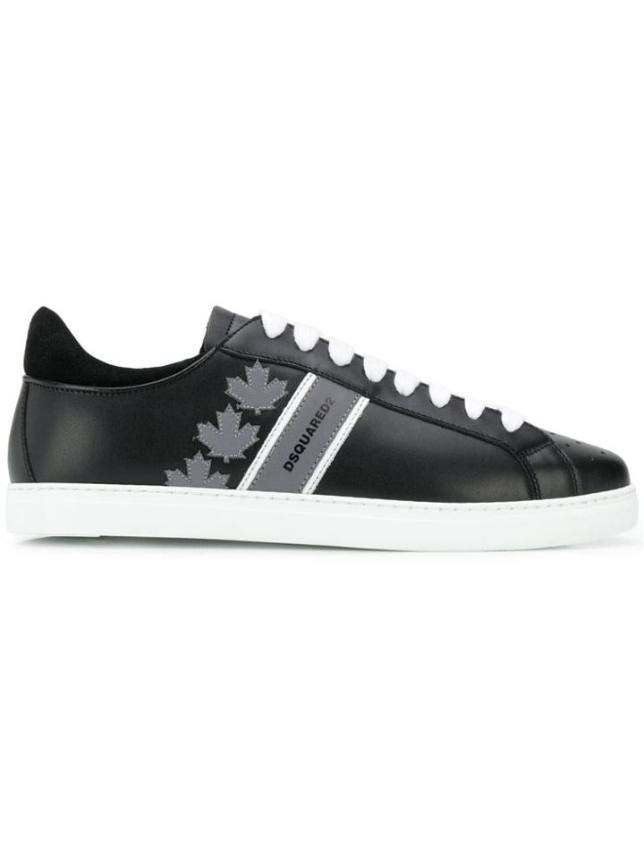 Dsquared2 Logo Low-top Sneakers - Black
