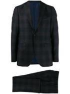 Etro Traditional Check Suit - Blue