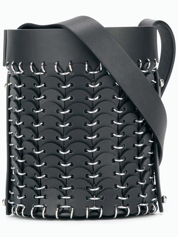 Paco Rabanne - Small Bucket Bag - Women - Calf Leather - One Size, Black, Calf Leather