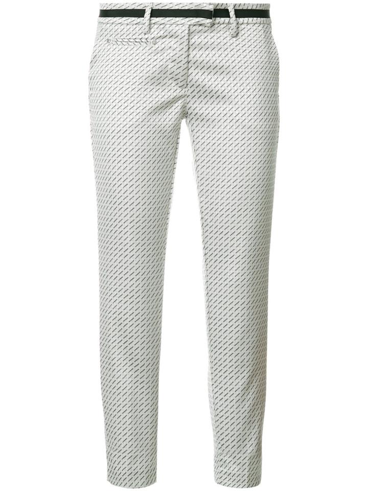 Mason Graphic Print Trousers - Grey