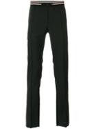 Valentino - Straight-leg Trousers - Men - Cotton/polyamide/polyester/wool - 48, Black, Cotton/polyamide/polyester/wool