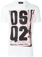 Dsquared2 Punk Logo T-shirt, Men's, Size: Large, White, Cotton