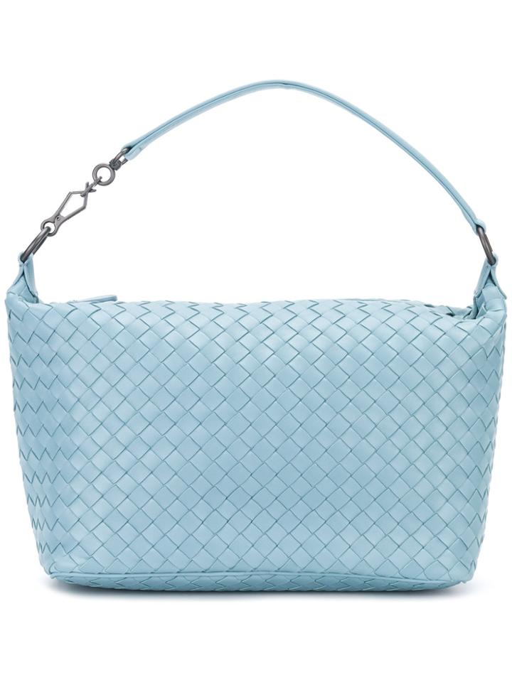 Bottega Veneta Small Intrecciato Boudoir Bag - Blue