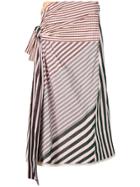 Marni Contrasting Striped Dress - Multicolour