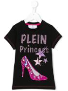 Philipp Plein Kids Sequin T-shirt, Girl's, Size: 12 Yrs, Black