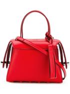 Tod's Mini Twist Bag, Women's, Red, Calf Leather