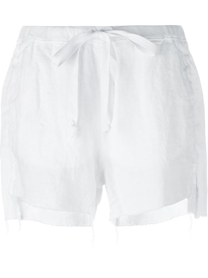 Lost And Found Rooms Uneven Raw Hem Shorts