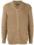 Pierre Cardin Vintage 1970's Chunky Knit Cardigan - Brown