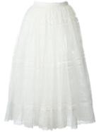 Ermanno Scervino Lace And Tule Skirt