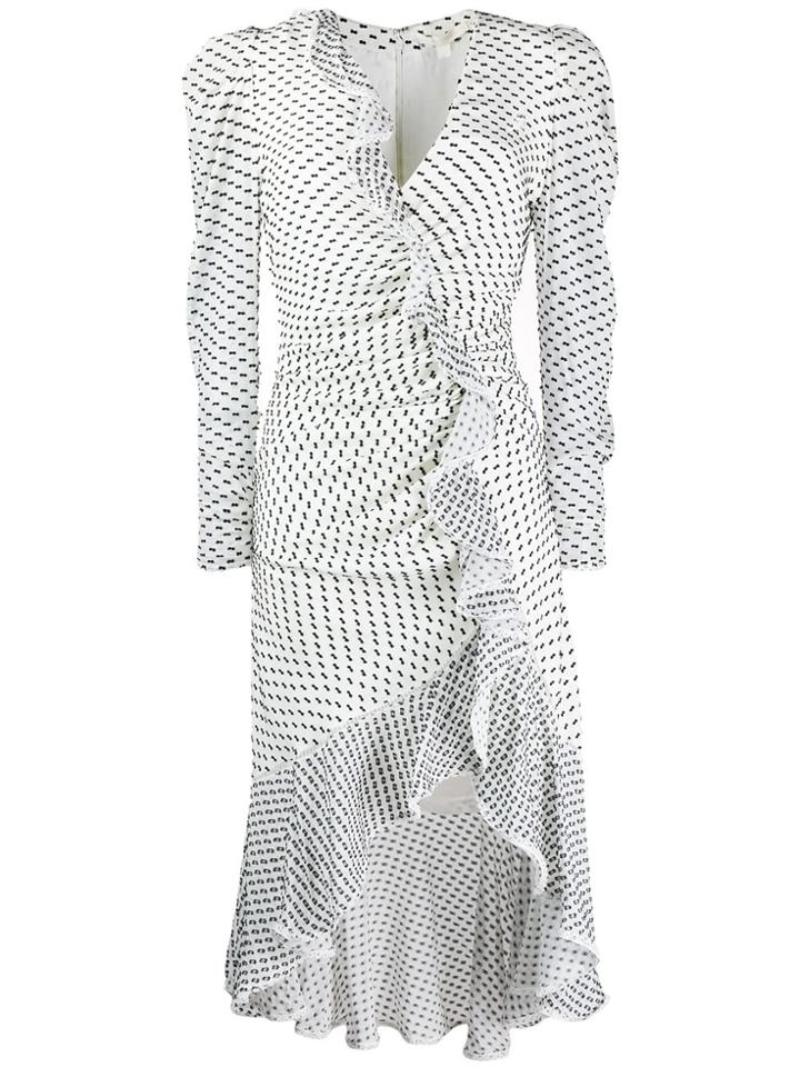 Jonathan Simkhai Asymmetric Ruched Dress - White